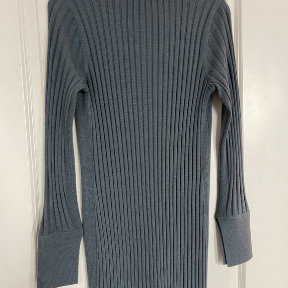 Club Monaco Ribbed Collared Dress - Picture 9 of 12